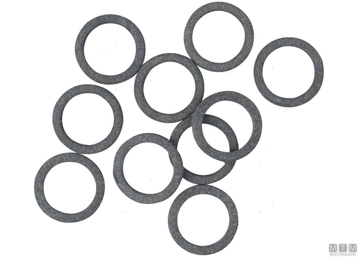 Pack of 10 pcs oil drain plug gasket MTM ref. Mercury/Mercruiser 26-830749 - original photo Motomarine Srl
