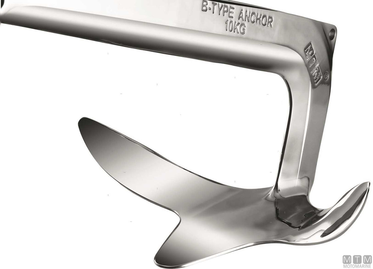 Bruce MTM anchor 10 kg stainless steel 316 - original photo Motomarine Srl