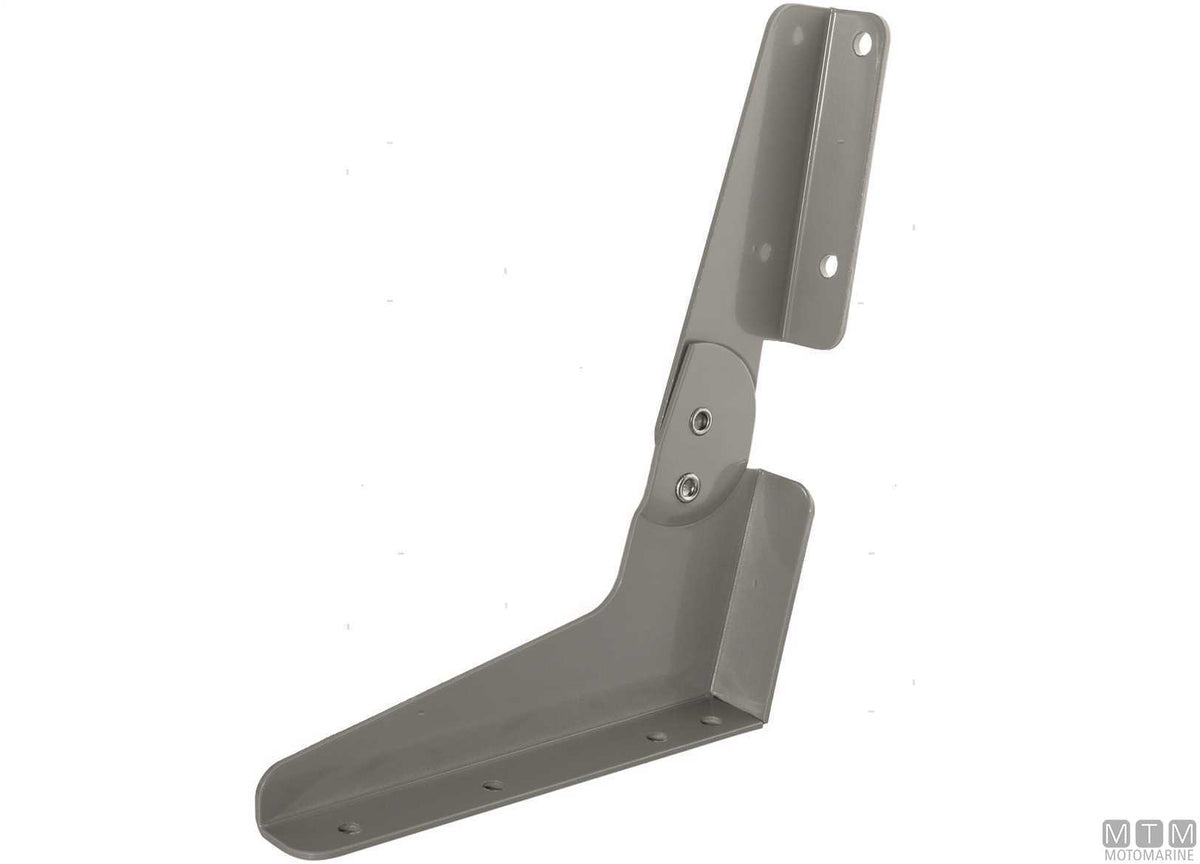 Reinforced no-pinch aluminium seat hinges 254x203 mm - original photo Motomarine Srl