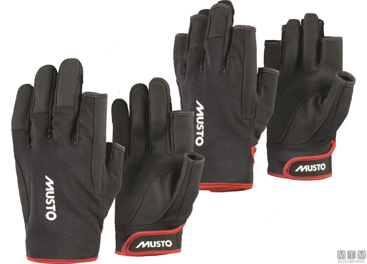 Musto Essential Sailing 2.0 Full Finger Gloves 990 Black L - original photo Motomarine Srl