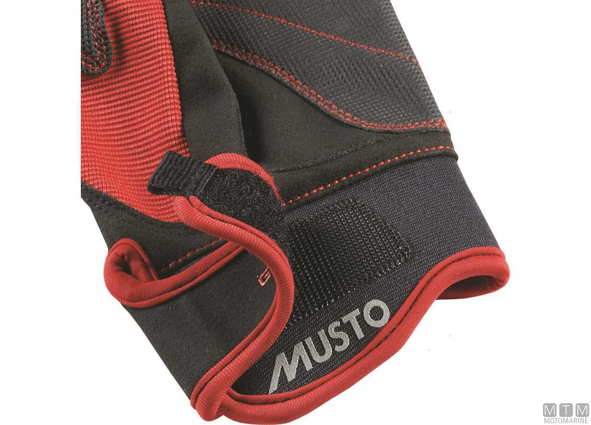 Musto Performance 2.0 3/4 Finger Gloves 169 Red L - original photo Motomarine Srl