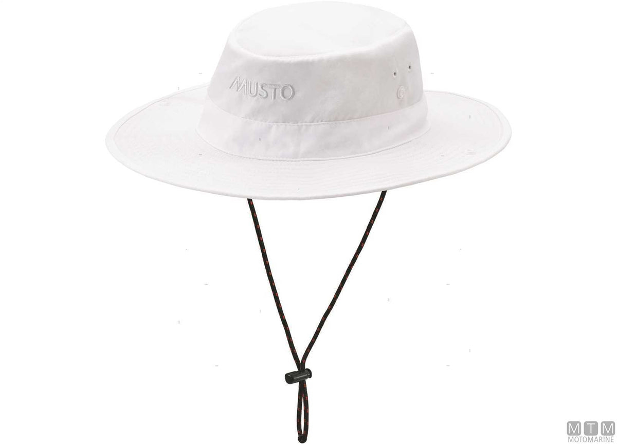Musto Fast Dry Brimmed Hat 002 White L/XL - original photo Motomarine Srl