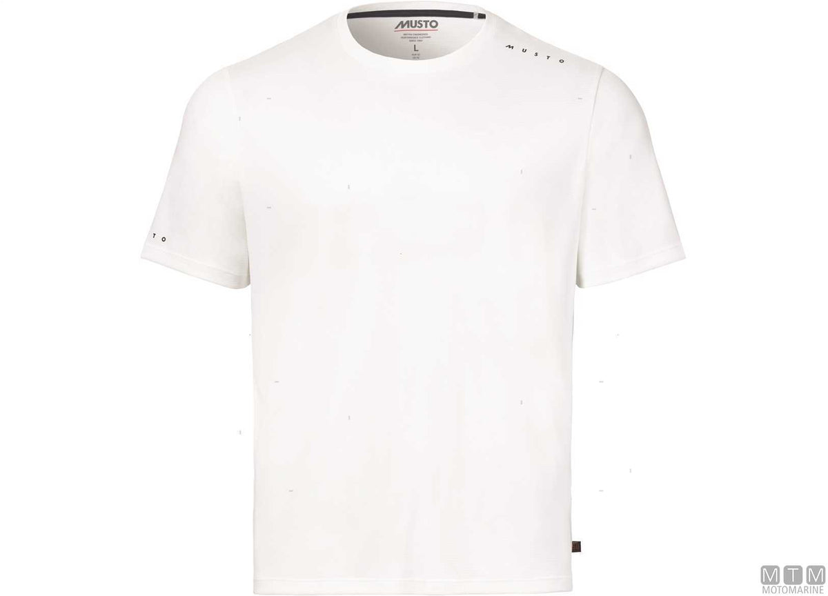 T-Shirt Musto Crew Sunblock 002 White 2XL - original photo Motomarine Srl