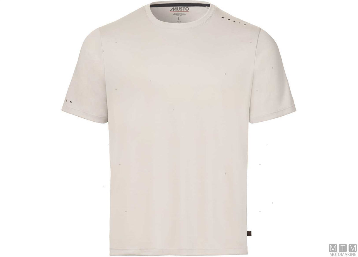 Musto Crew Sunblock T-shirt 813 platinum M - original photo Motomarine Srl