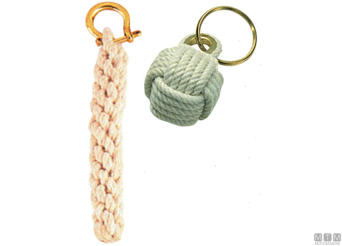 Rope ball keyring - original photo Motomarine Srl
