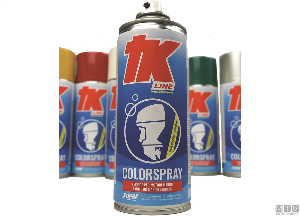 TK spray paint for engines Honda grey metal - original photo Motomarine Srl