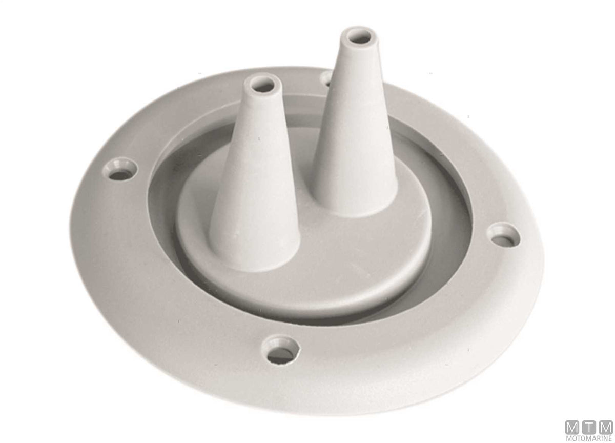 Bulkhead fitting cover M2 grey Ø102 mm - original photo Motomarine Srl