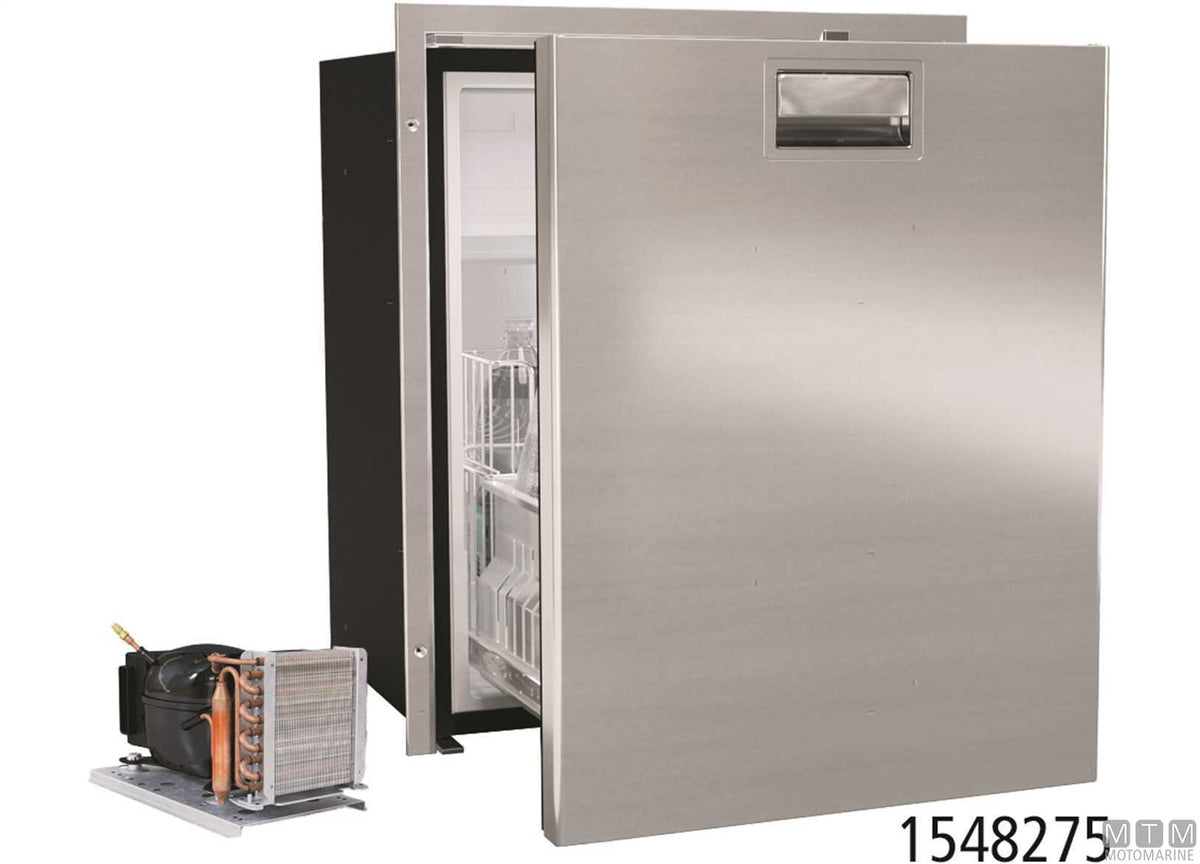 Drawer fridge 42 L VF DW42LP stainless steel, external compressor - original photo Motomarine Srl