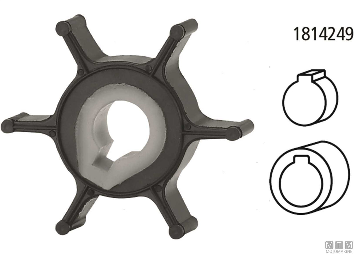 Impeller MTM - OEM Yamaha 67F-44352-01 - original photo Motomarine Srl