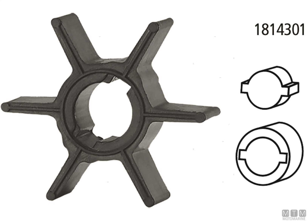 Impeller MTM - OEM Johnson/Evinrude 438592/437059 - original photo Motomarine Srl