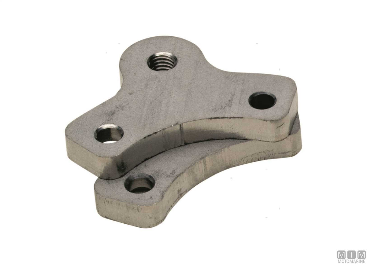Plate anodes, collar adapter, stainless steel - original photo Motomarine Srl