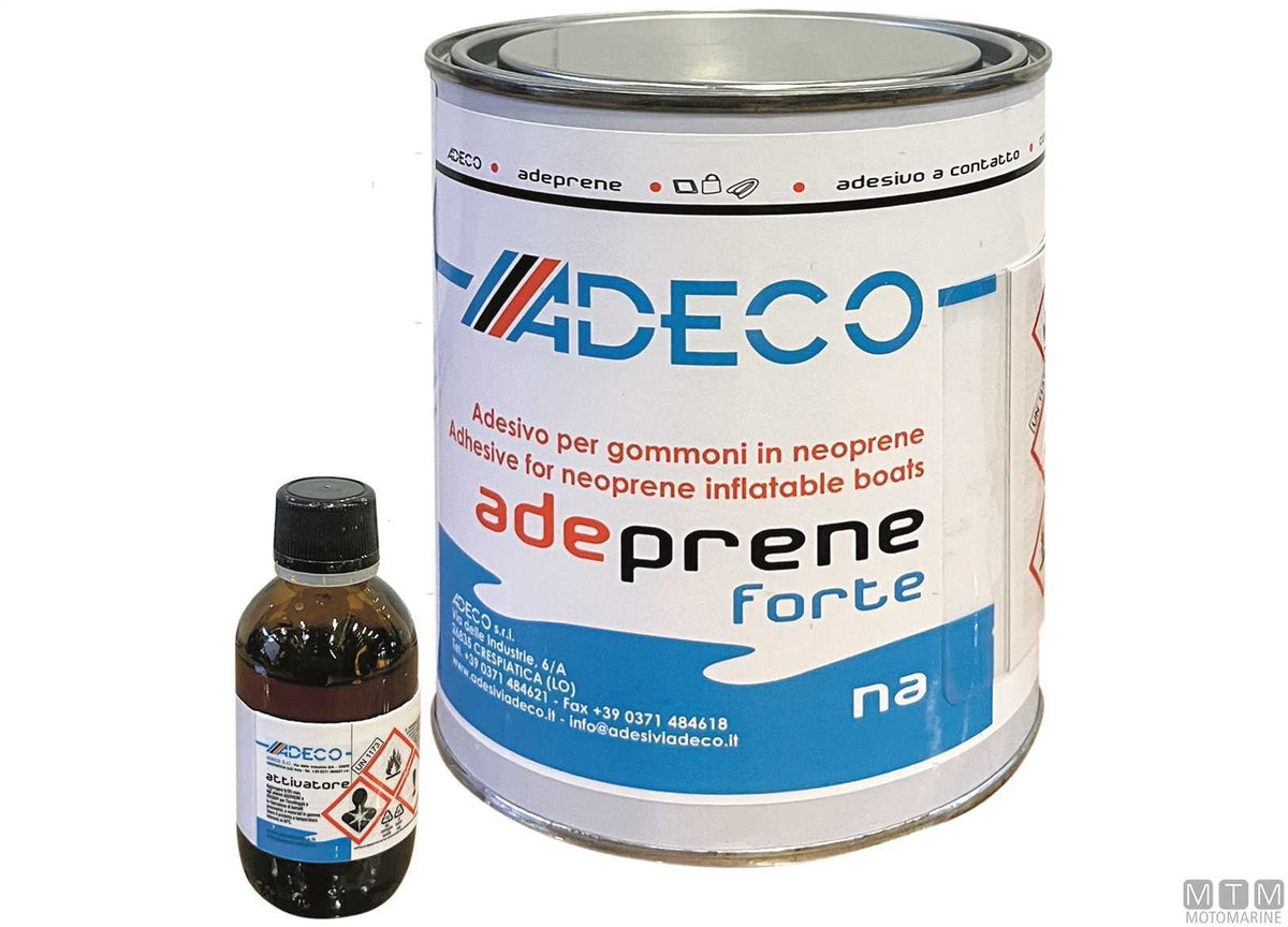 Contact adhesive Adeprene Forte 125 ml with activator 10 ml - original photo Motomarine Srl
