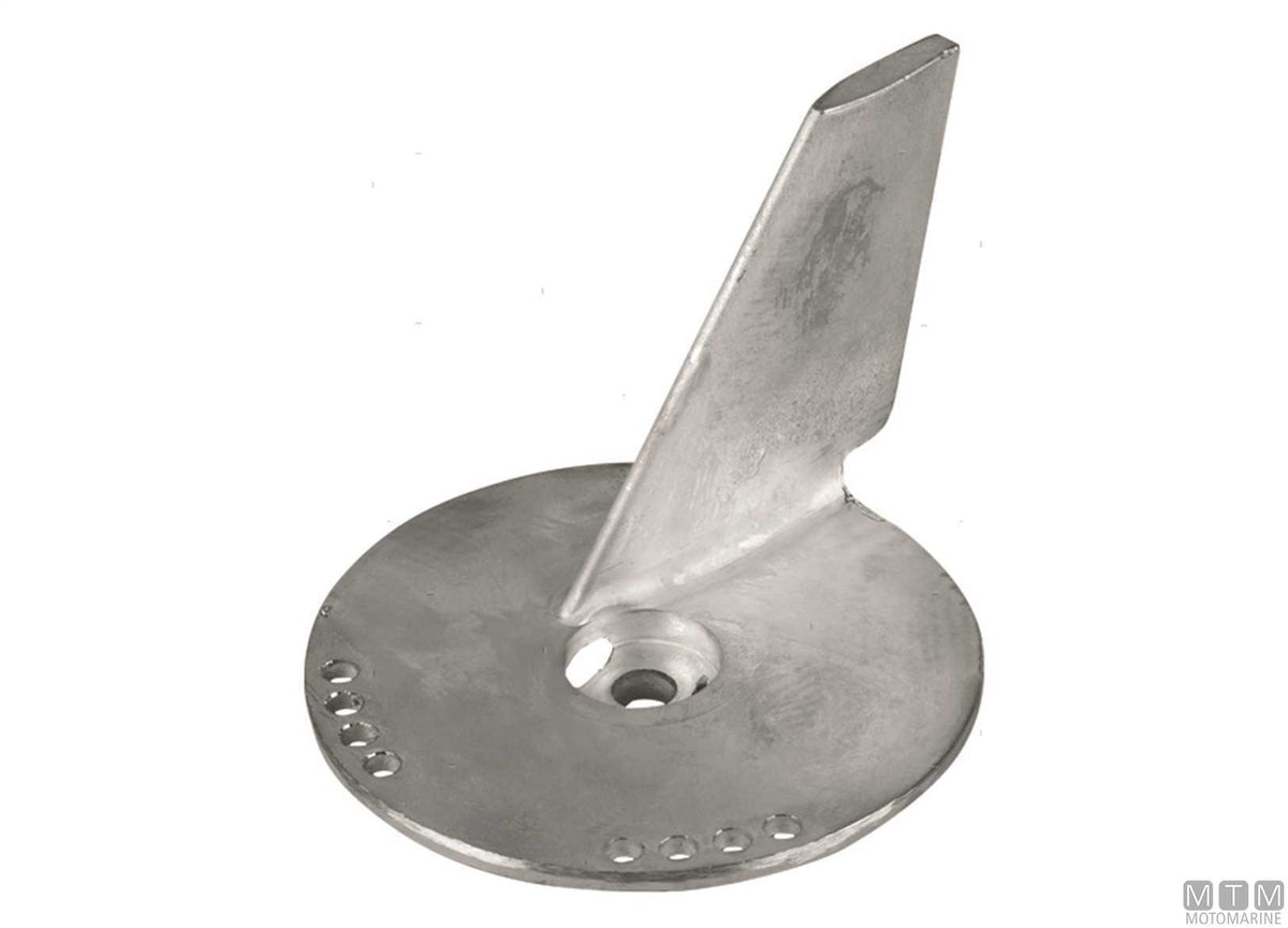 Fin anode for Suzuki DF60-140 in aluminium - original photo Motomarine Srl