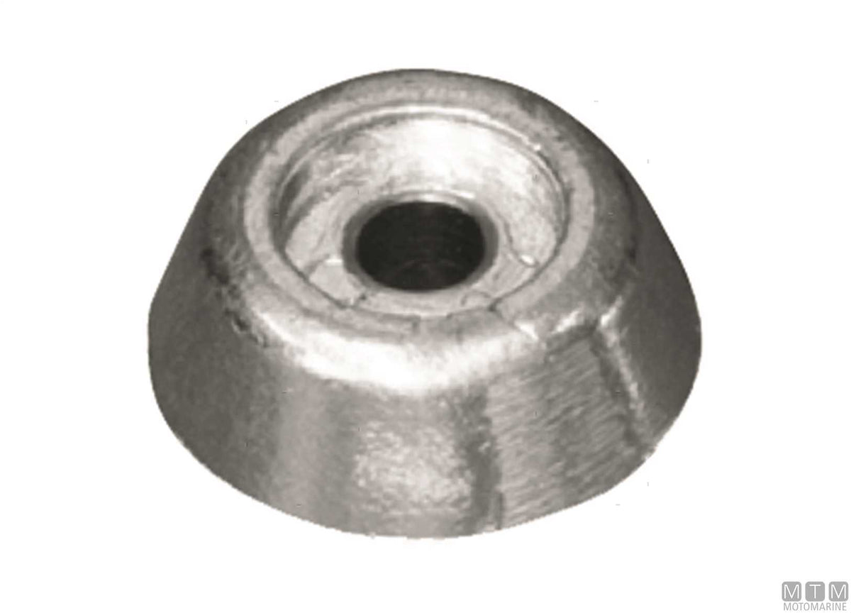 Ogive anode for Lewmar 250/300 bow thruster in zinc - original photo Motomarine Srl