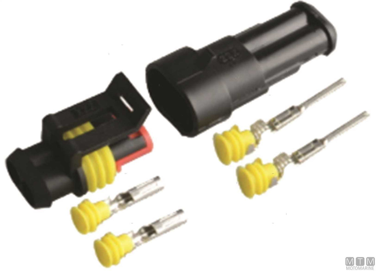 Quick connector T-Type 2-pole - original photo Motomarine Srl
