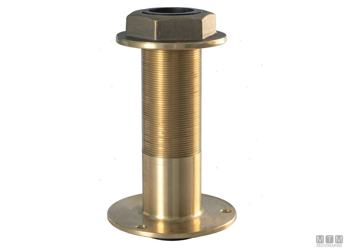 Bronze rudder tube head with flat base - original photo Motomarine Srl