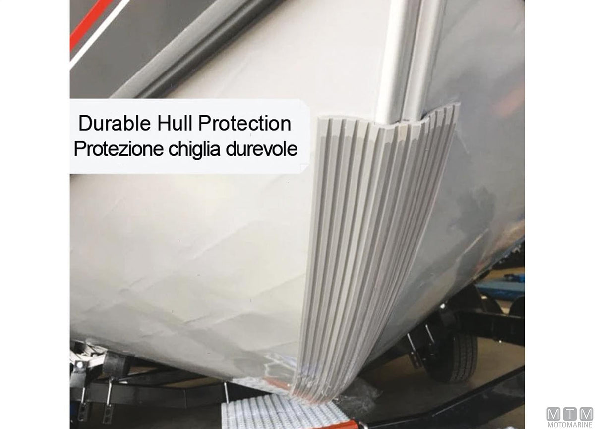 Gator KeelShield keel guard 7' white L2.13 m - original photo Motomarine Srl