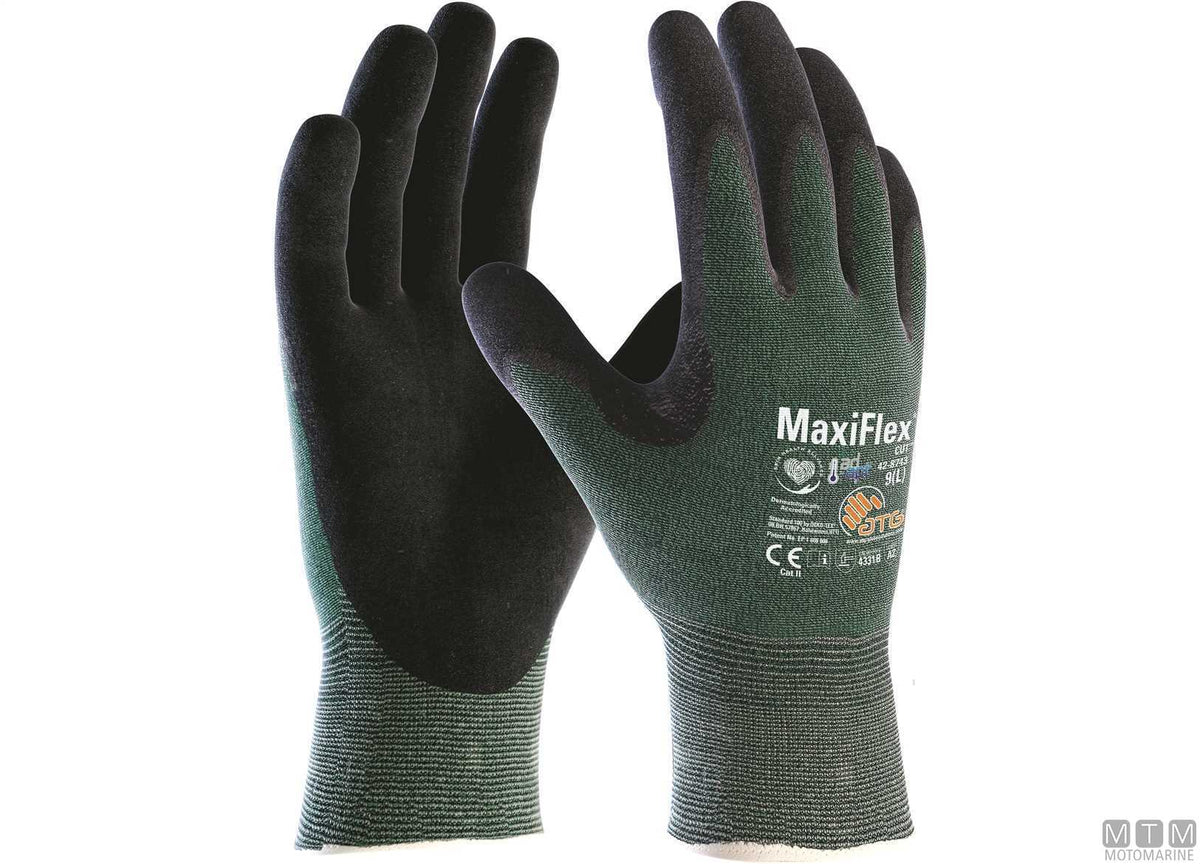 Cut-resistant work gloves Maxiflex Antitaglio 9 - original photo Motomarine Srl