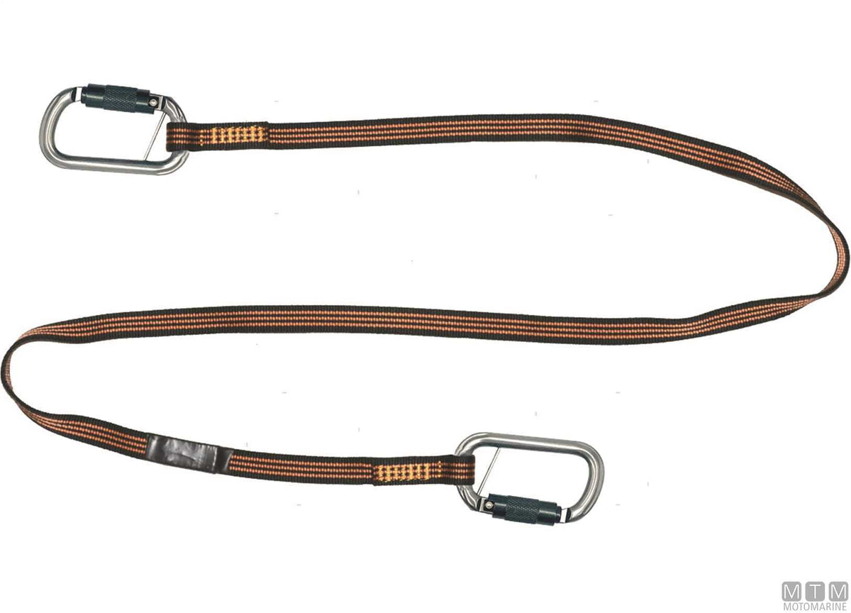 Marker safety tether L190cm with carabiner - original photo Motomarine Srl