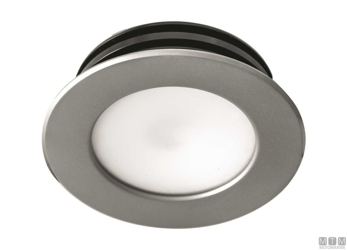 Natural light LED spotlight Astel Intensa stainless steel Ø58 mm - original photo Motomarine Srl