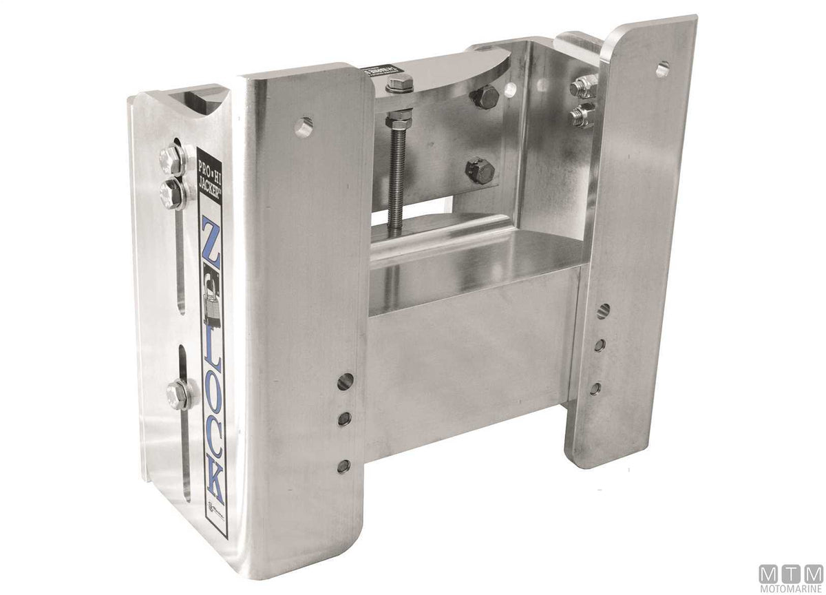 Manual outboard jack plate Z-Lock 4" - original photo Motomarine Srl