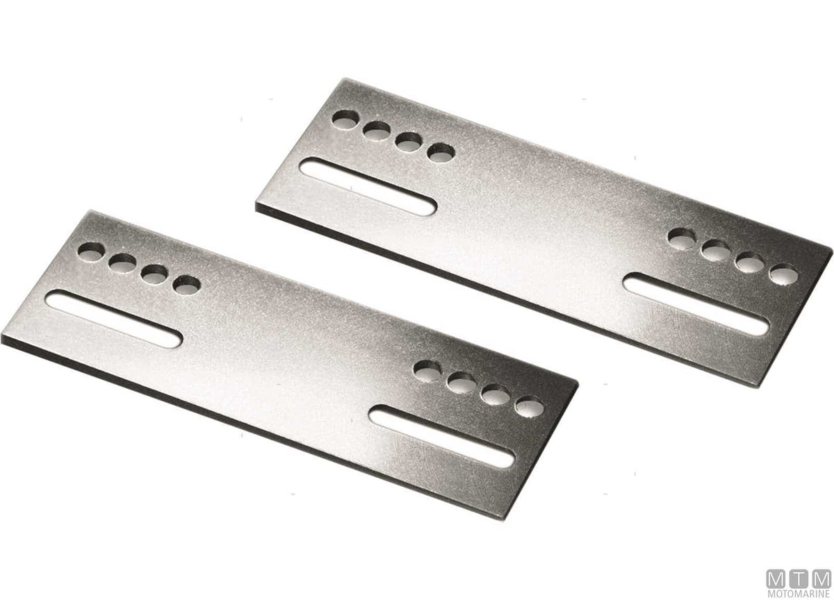 Pair of shims for outboard jack plate 286x102 mm - original photo Motomarine Srl