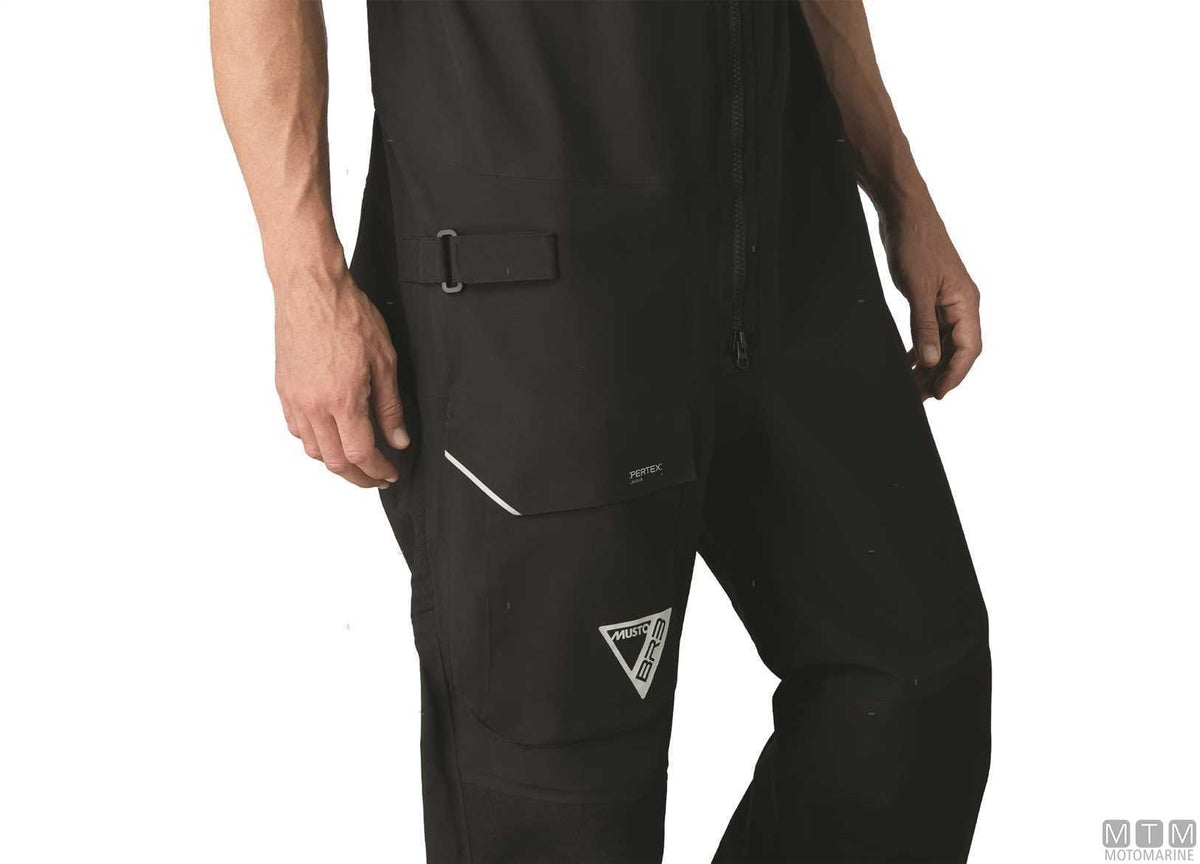 Musto BR3 Pertex Offshore Salopette 990 black 2XL - original photo Motomarine Srl
