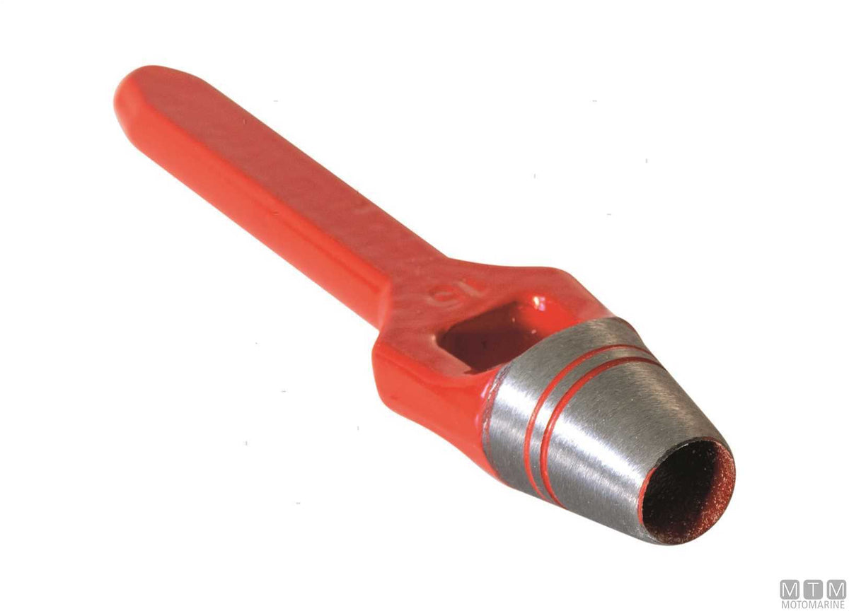 Eyelet punch hole Ø15 mm - original photo Motomarine Srl
