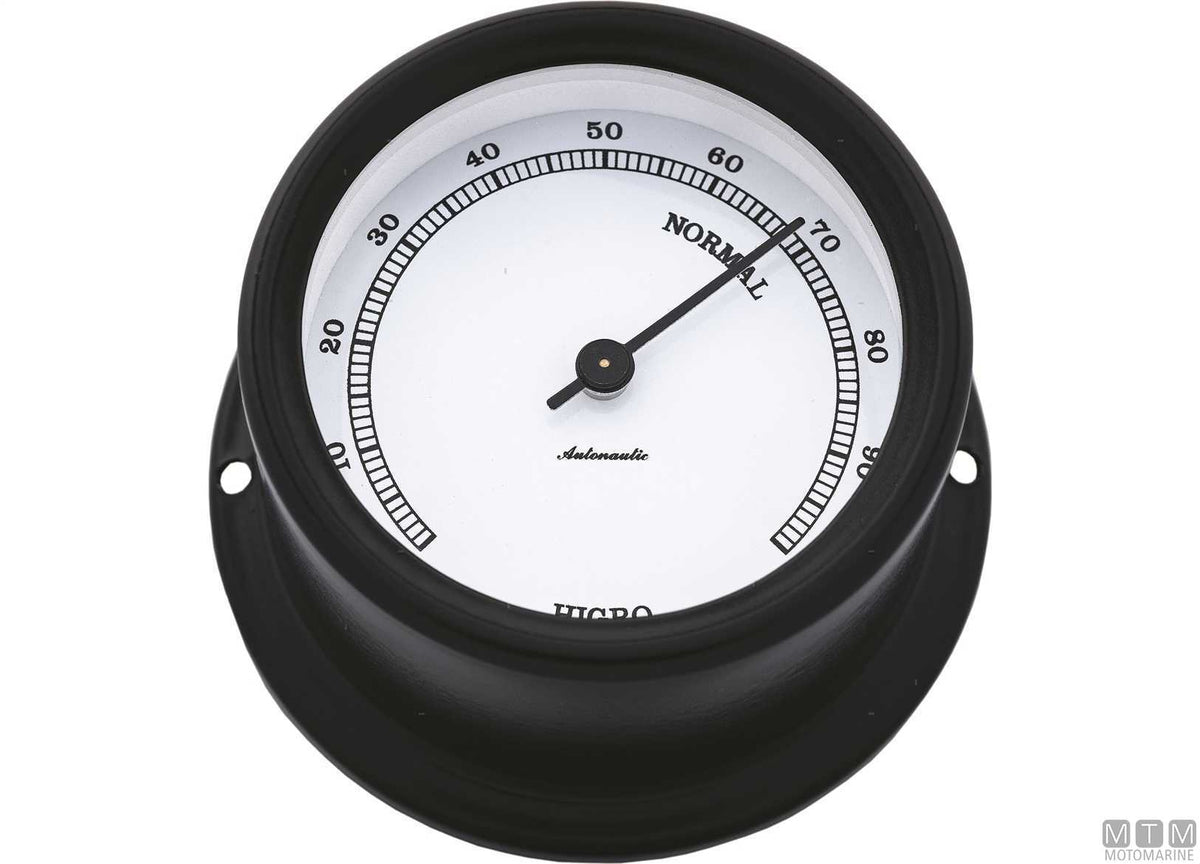A-Nautic Pacific inclinometer 120 mm black aluminium - original photo Motomarine Srl