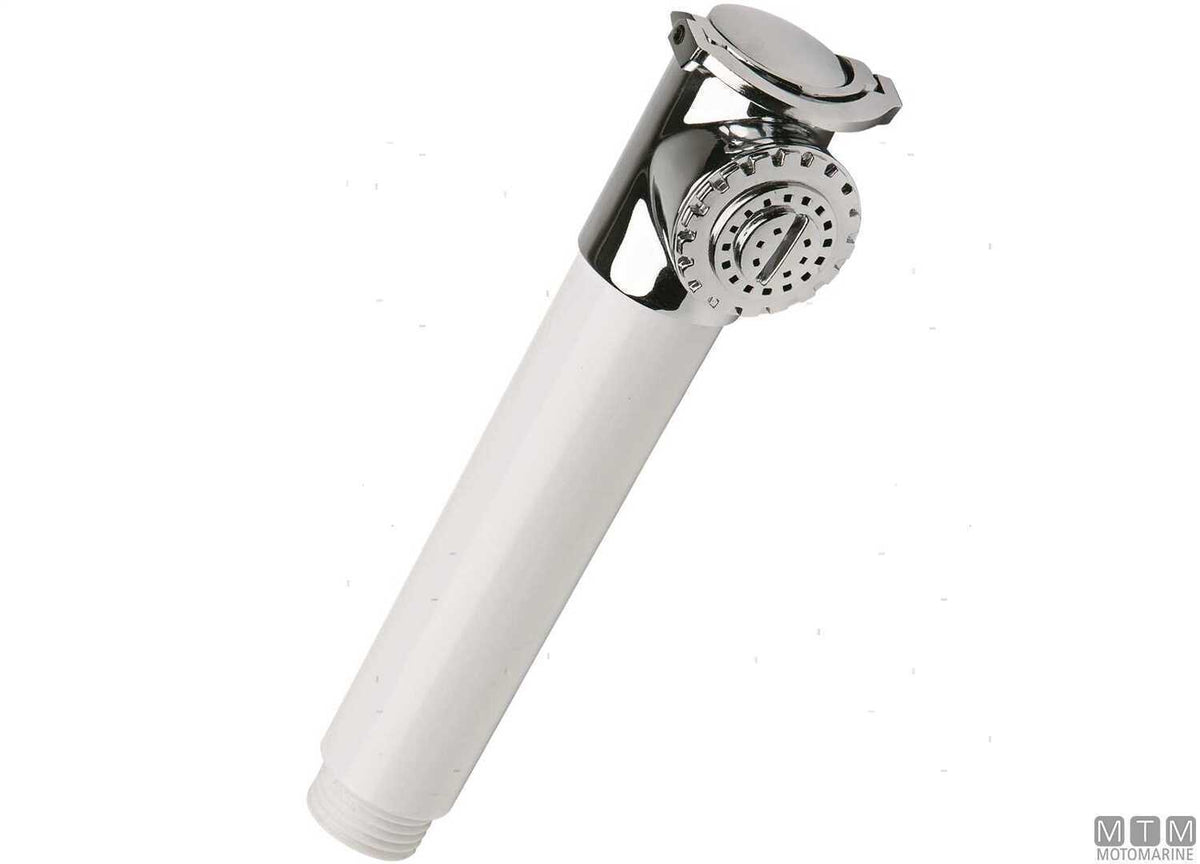 Round shower box for vertical flush mounting ABS white - original photo Motomarine Srl