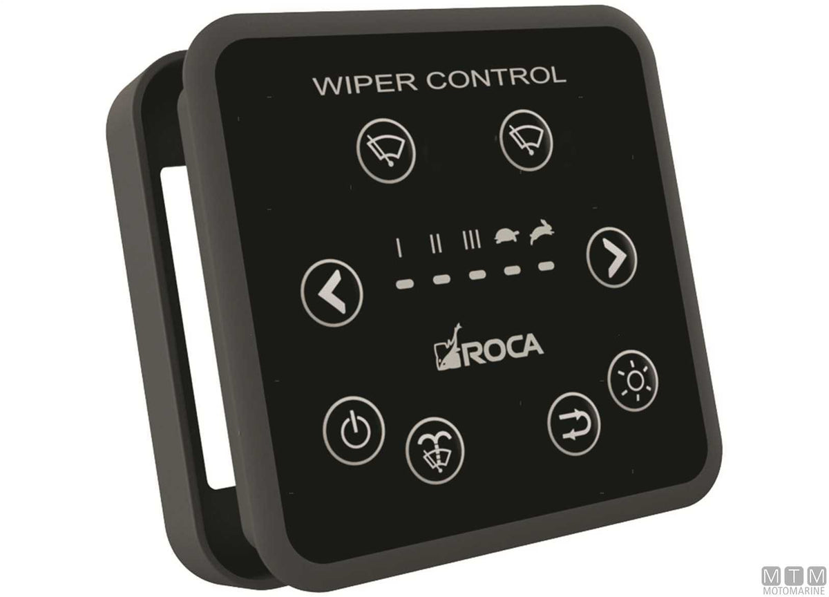 Roca touch panel for 3 wipers, flush mount - original photo Motomarine Srl