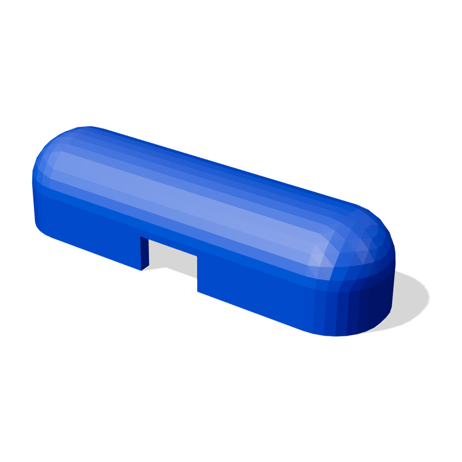 Cleat cover 3D render