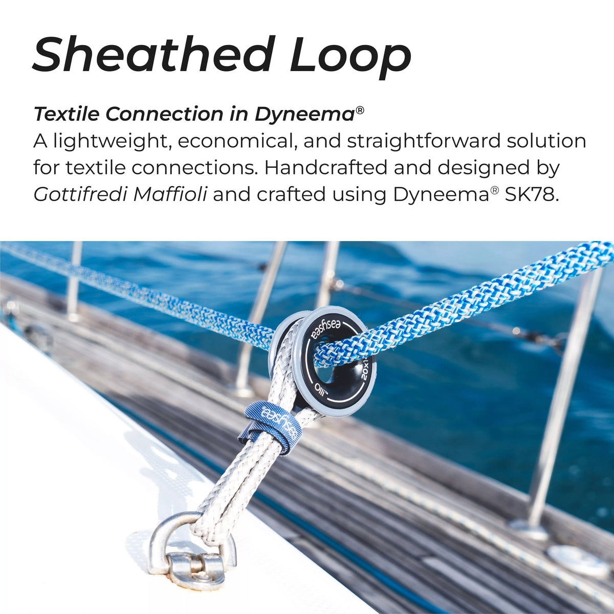 Sheathed Loop Dyneema — detail view