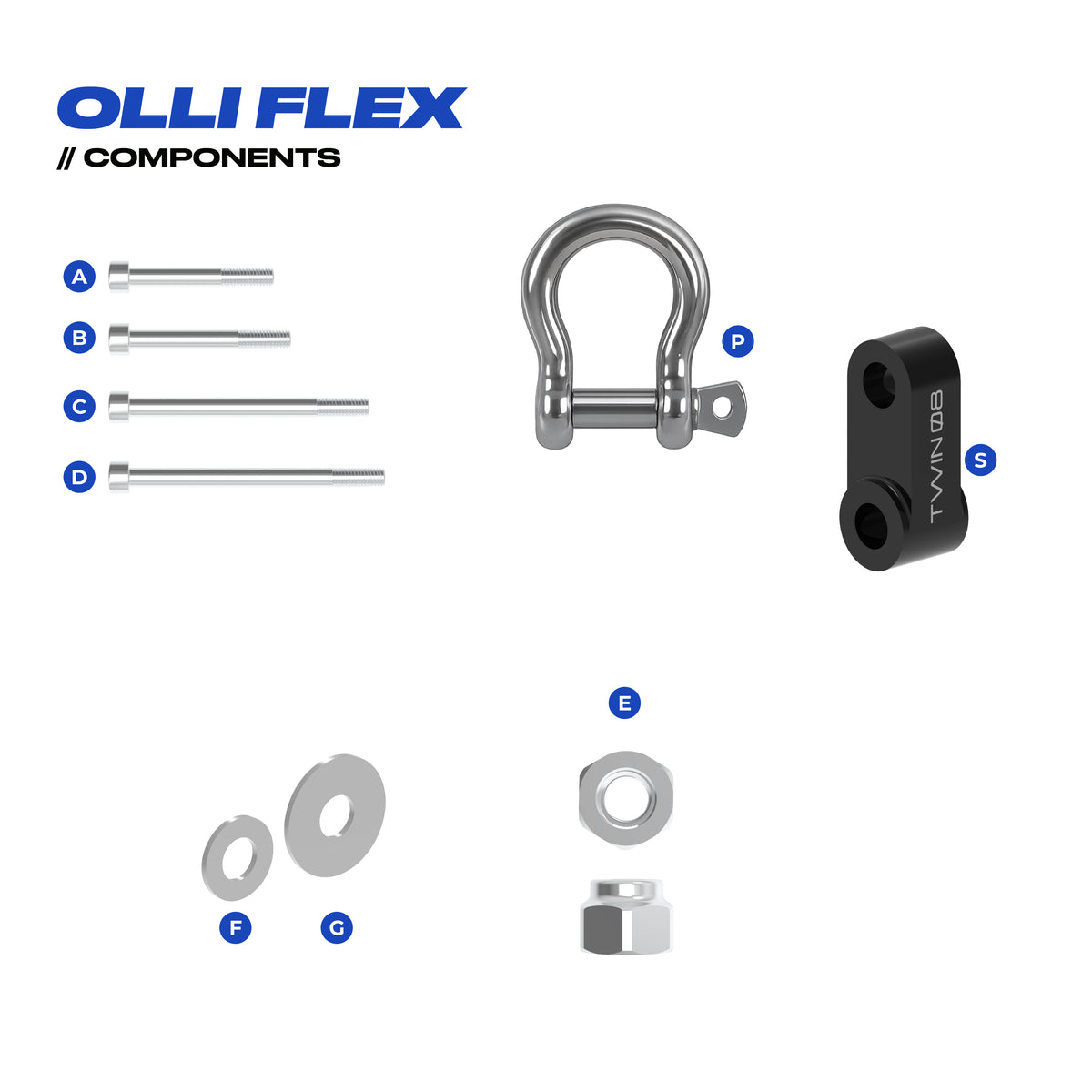 Olli Flex Conversion Kit M / Components