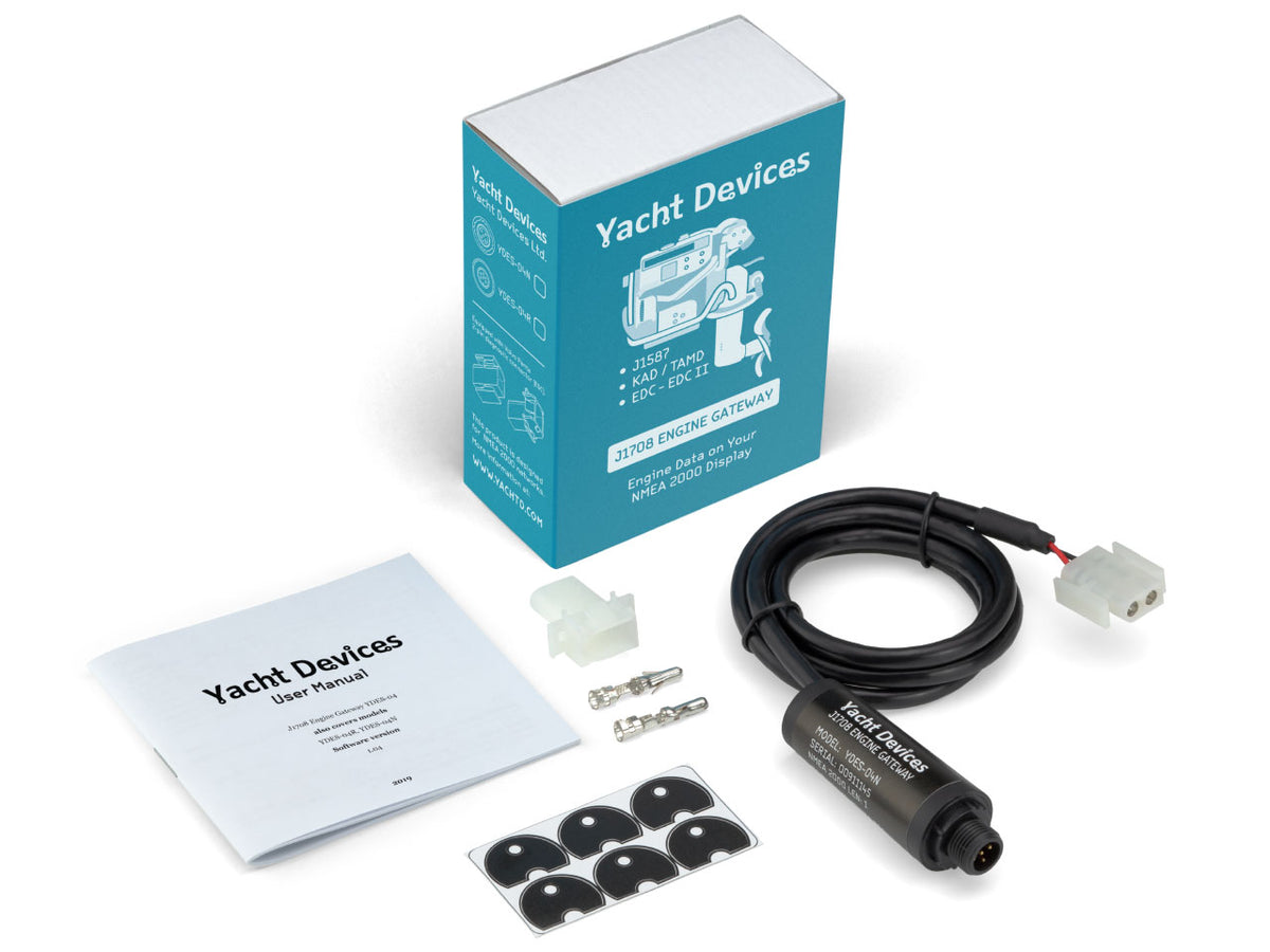 Yacht Devices J1708 Engine Gateway YDES-04 — NMEA 2000 Micro Male