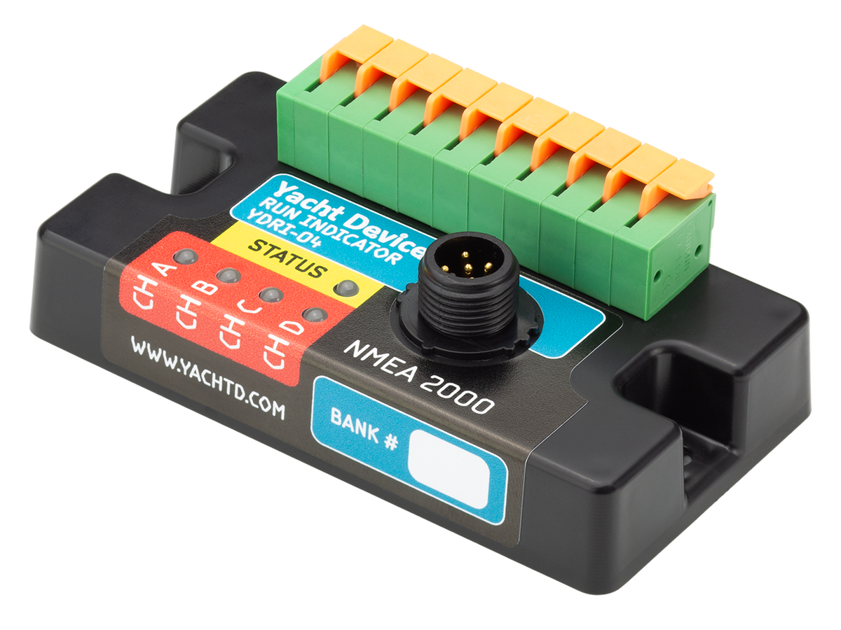 Yacht Devices NMEA 2000 Run Indicator YDRI-04 — view 2