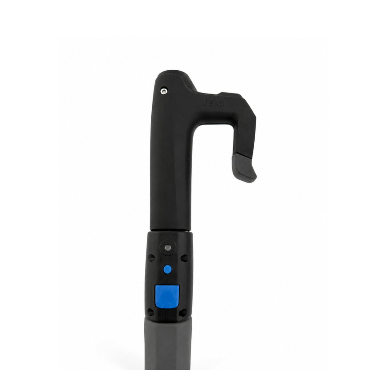 Fidlock quick-release mount connecting the boat hook head to the Jake pole