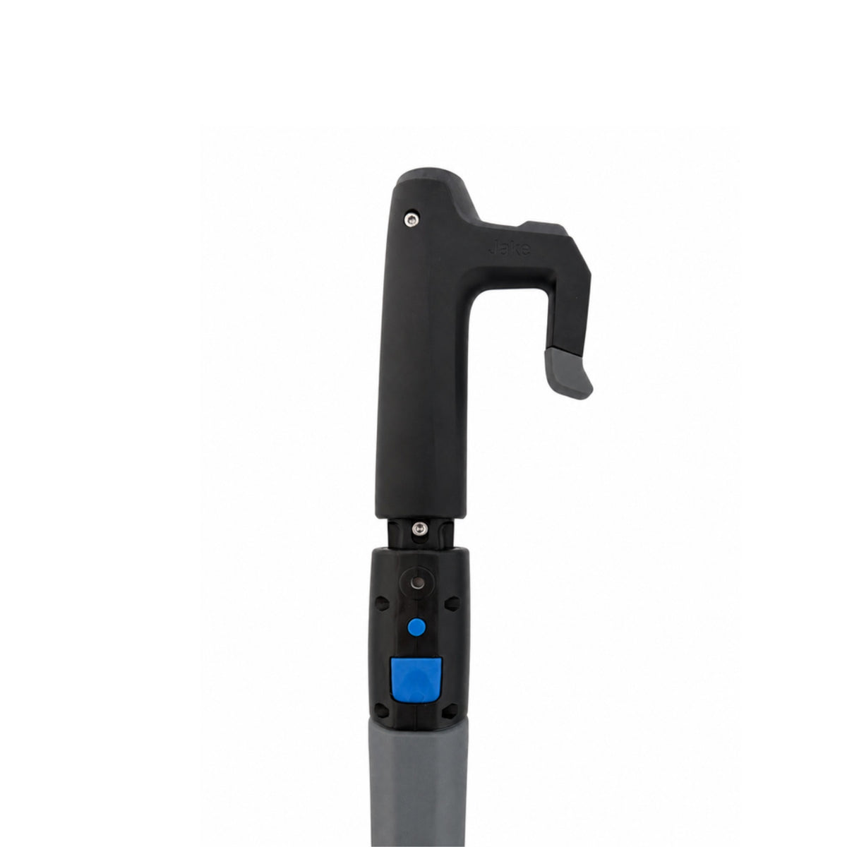 Jake boat hook head mounted on a Jake pole through the Fidlock mount