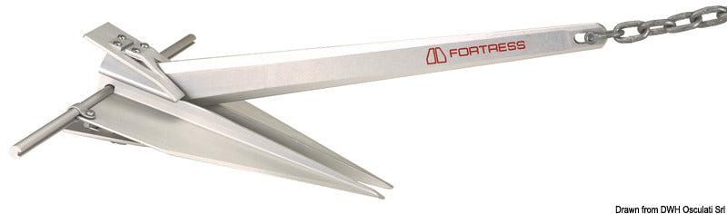 Fortress demountable anchor 4.5 kg - foto originale Osculati Srl