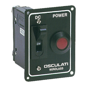 Control panel with safety switch 50 A - foto originale Osculati Srl