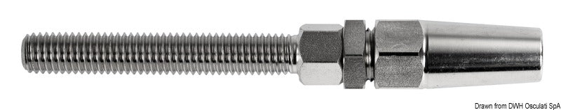 SS terminal for tensioners Ø 8 mm - foto originale Osculati Srl
