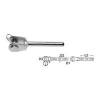 Gabelterminal AISI 316 Ø 12 mm