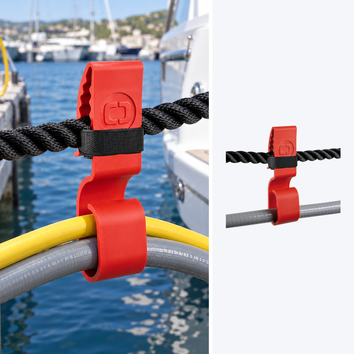 Cable hook for Ø 14-30 mm ropes - in use