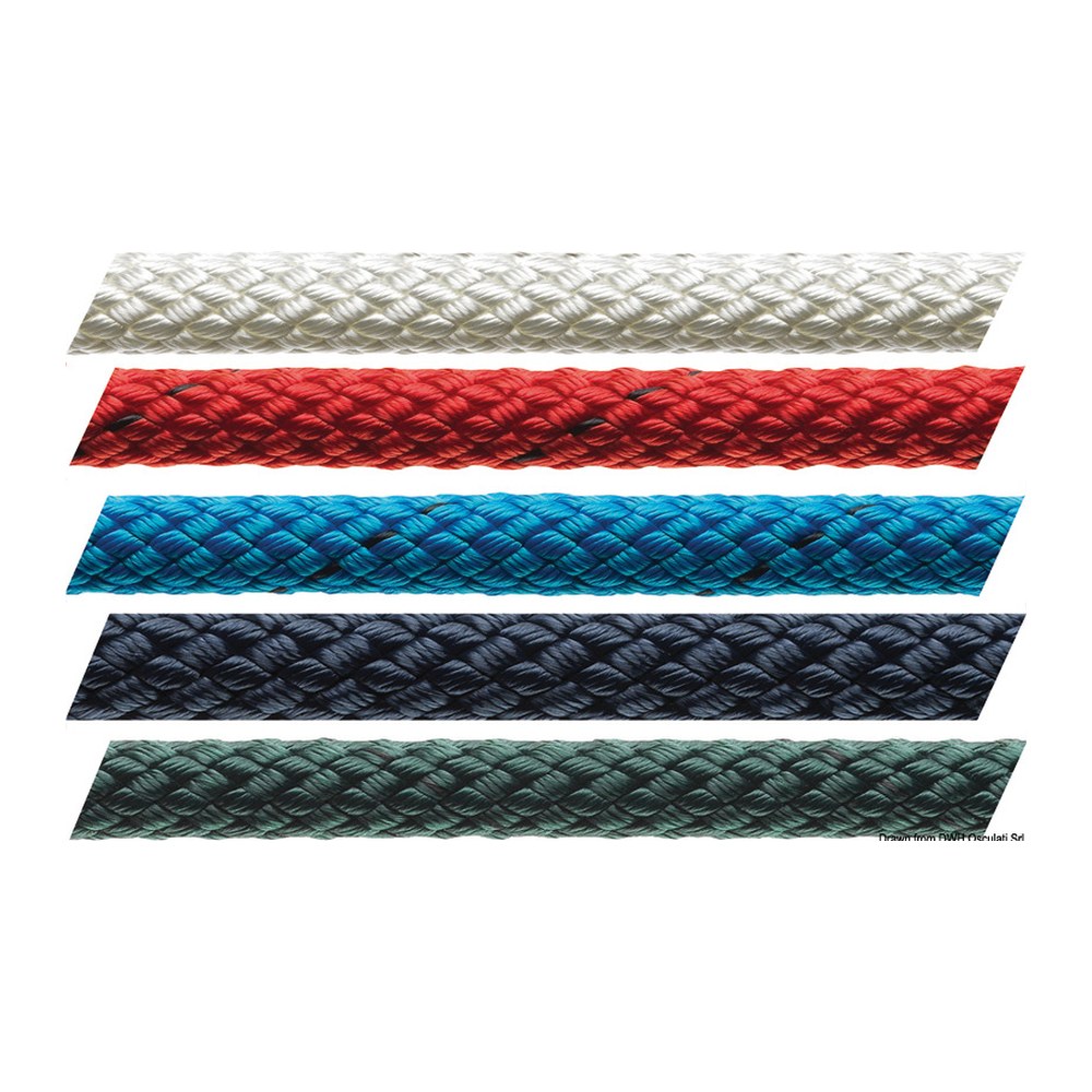 Marlow Marlowbraid line, green 8 mm (pack of 200) - foto originale Osculati Srl