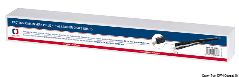 Leather chage guard line Ø 16/24 mm - foto originale Osculati Srl