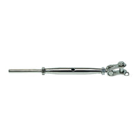 Wantenspanner m. Gelenkgabeln AISI 316 12 mm