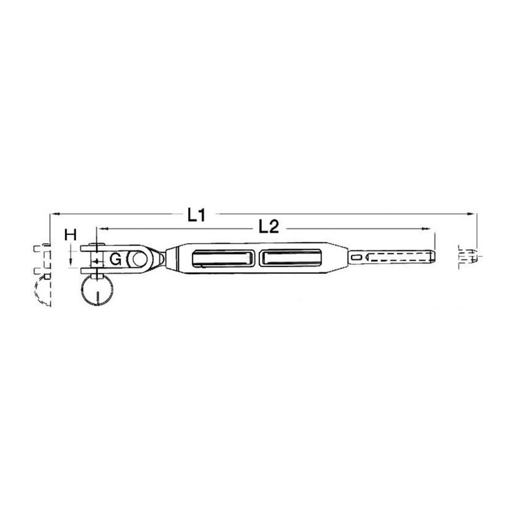 Blue wave Swage terminal right 7/16" x 6 mm - foto originale Osculati Srl
