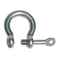 Manilha de lira com perno cativo AISI 316 8 mm (pack de 10)