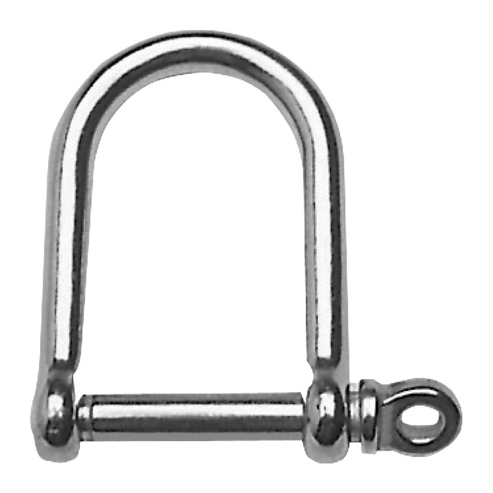 Wide jaw SS shackle 12 mm (pack of 5) - foto originale Osculati Srl