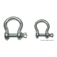 Geschweifter Schäkel, feuerverzinkter Stahl 12 mm (10er-Pack)